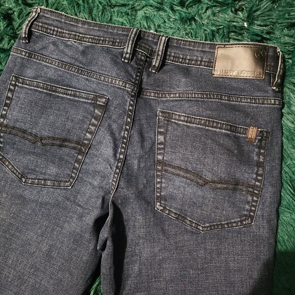 Buffalo David Bitton Dark Wash Slim Straight Jeans Men’s Jackson Fit 32x32 - Picture 6 of 7